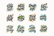 Travel Lettering & Adventure Quotes, a Decorative Illustration by Oktyabr (Thumbnail 2 of 4)