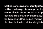 Makira - Sans Serif Family, a Sans Serif Font by Yukita Creative (Thumbnail 2 of 9)