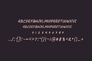 Bosnhet - Font, a Handwritten Font by artchiles_design (Thumbnail 4 of 5)
