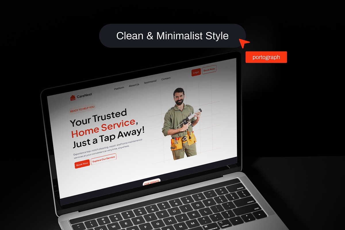 CareNest - Home Service Landingpage preview 3