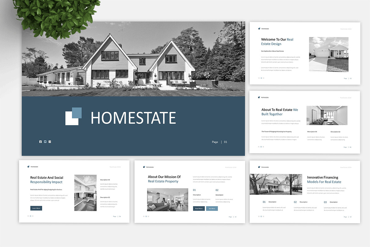 Homestate - Keynote Template, a Presentation Template by casanovastudio (Photo 2 of 3)