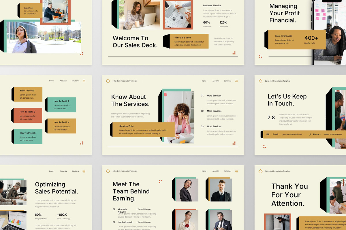 Earning - Sales Deck Keynote, a Presentation Template by MtvtdArt (Photo 3 of 6)