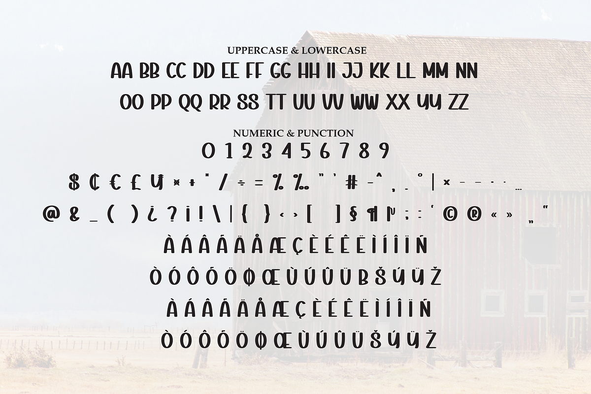 Vintage Farmhouse | Script Font, a Script Font by Scratchones (Photo 7 of 8)