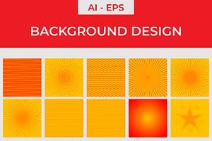 Abstract Orange and Yellow Backgroun