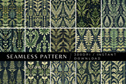 15 Symmetrical Ferns Patterns, a Pattern Graphic by Inknfolly (Thumbnail 1 of 7)