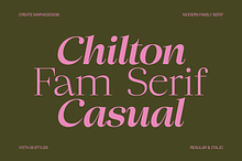 Chilton - Family Serif