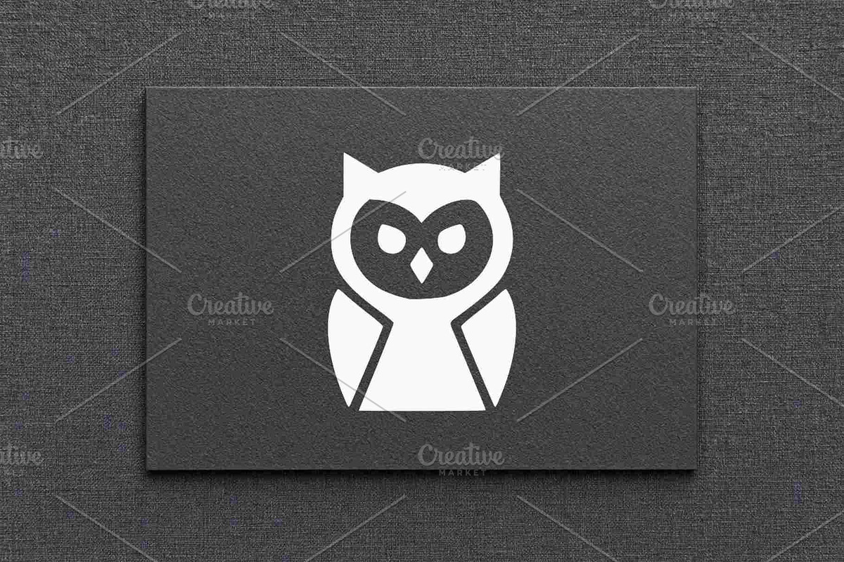 Owl Silhouette Vector Simple, an Animal Illustration by Vectorium Studio (Photo 4 of 4)