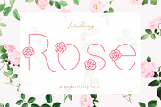 Rose Font, a Script Font by Cutie_Kate_Studio (Thumbnail 1 of 12)