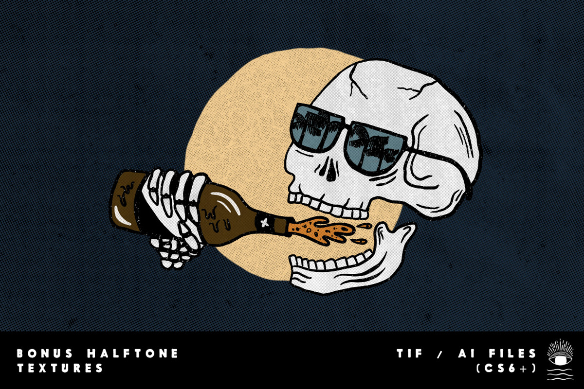36 Vector Textures + 5 Bonus, a Texture Graphic by Spring Break Jake (Photo 5 of 5)
