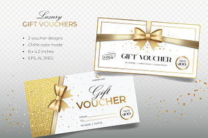 Luxury Gift Voucher Templates, a Templates & Theme by Hanna's ArtLab