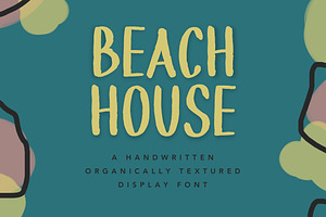 Beach House Hand-Lettered Font