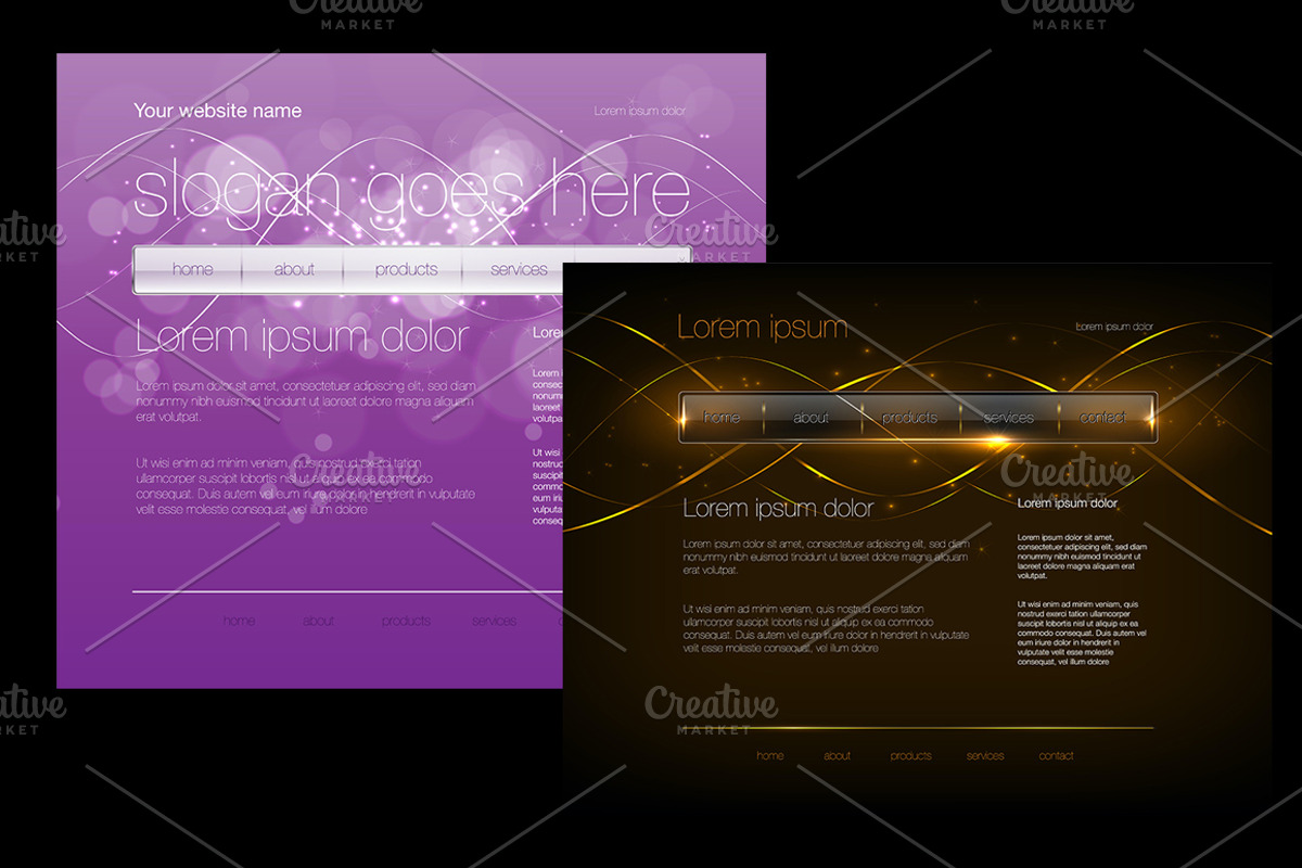 Vector Web Templates, a Templates & Theme by lissius (Photo 8 of 8)