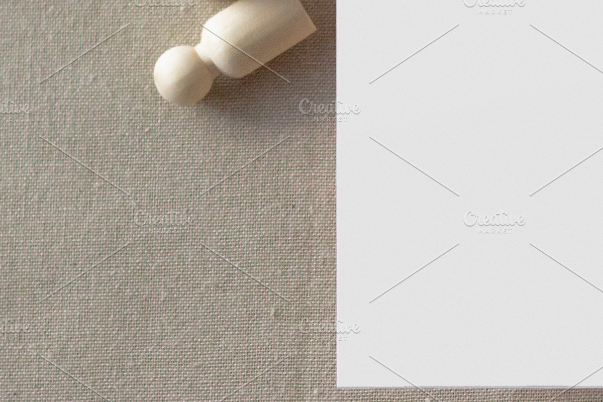 Nursery Themed Greeting Card Mockup, a Household Mockup by OakstoneCreative (Photo 4 of 8)