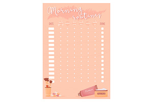 Mourning Routines Creative Planner