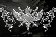 Glass Chrome Collection, an Object Graphic by The Flossy Finch (Thumbnail 9 of 18)