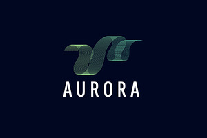 Aurora logo vector icon illustration, a Branding & Logo Template by Dyn Studio