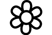 Cute Flower Silhouette Mega, an Object Graphic by Creativeshirt (Thumbnail 6 of 12)