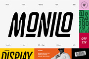 Monilo – Condensed Narrow Font, a Sans Serif Font by WhymoreArt (Thumbnail 1 of 12)