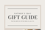 Father's Day Gift Guide Email Canva, an Email Template by KikiBunnyCreative (Thumbnail 3 of 7)