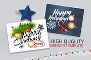 Christmas sale banner template, a Card Template by Re2deer (Thumbnail 4 of 5)