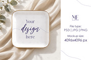 Jewelry Dish Trinket Tray Mockup, a Cups & Container Mockup by Mie Mockup Studio (Thumbnail 2 of 7)