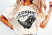 Retro Cosmic Cowgirl PNG, Western, an Illustration by SharpMarketplace (Thumbnail 2 of 9)