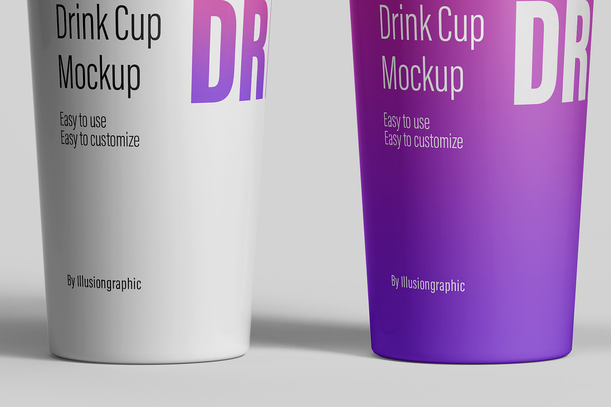 Drink Cup Mockup - 8 Views, a Cups & Container Mockup by Illusiongraphic (Photo 20 of 23)