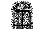 50 Floral French Window Ornament, a Decorative Illustration by Amazin_art (Thumbnail 2 of 44)