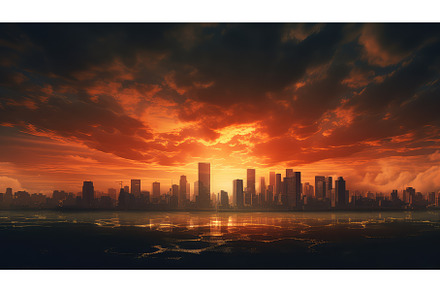 cityscape skyline urban background, an Architecture Photo by pikepicture