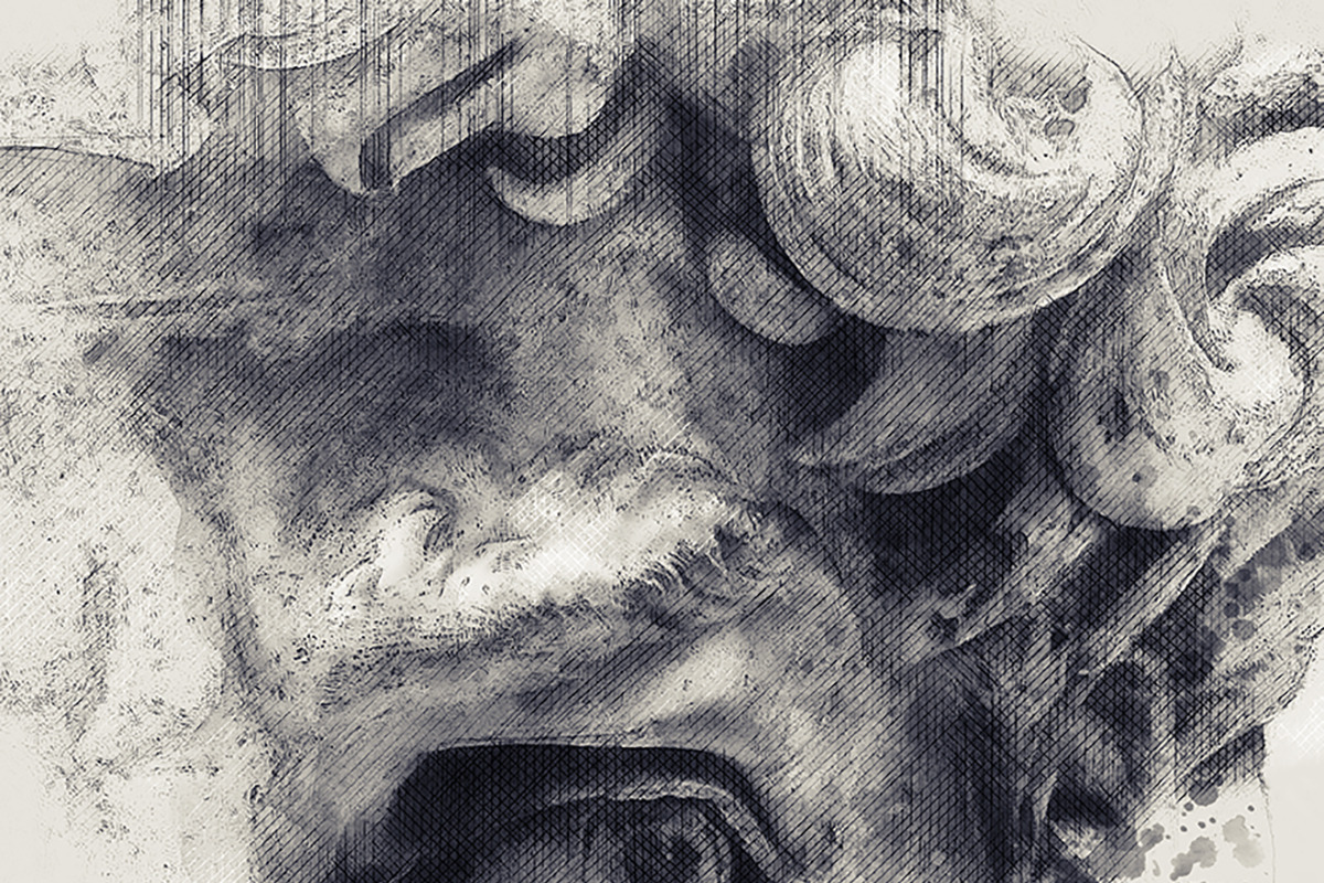 Illustration of the statue of David, an Illustration by J&T photo and design (Photo 2 of 2)