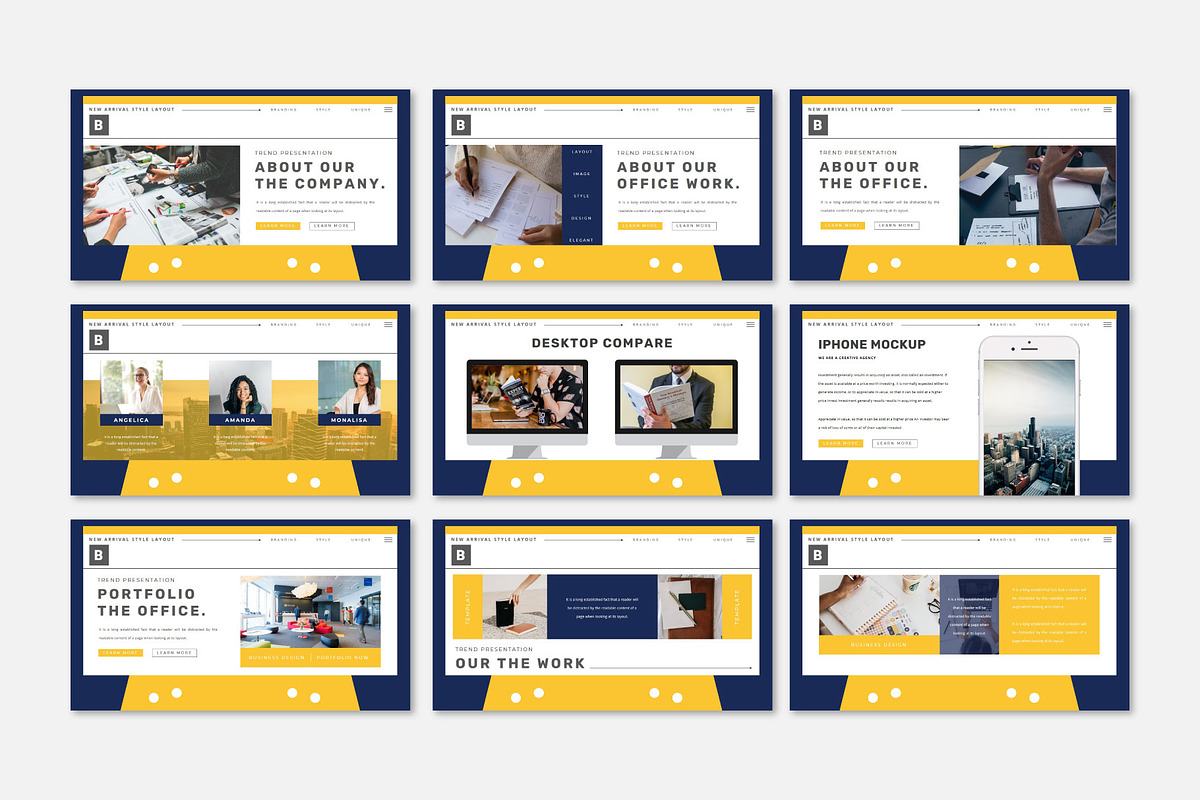 KASHET Keynote Template, a Presentation Template by GridlineType (Photo 9 of 9)