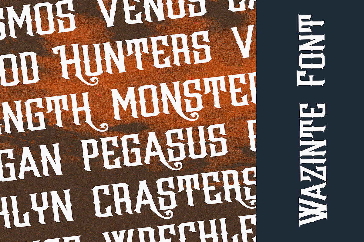 Wazintte - Victorian Style Font, a Blackletter Font by StringLabs (Photo 11 of 14)