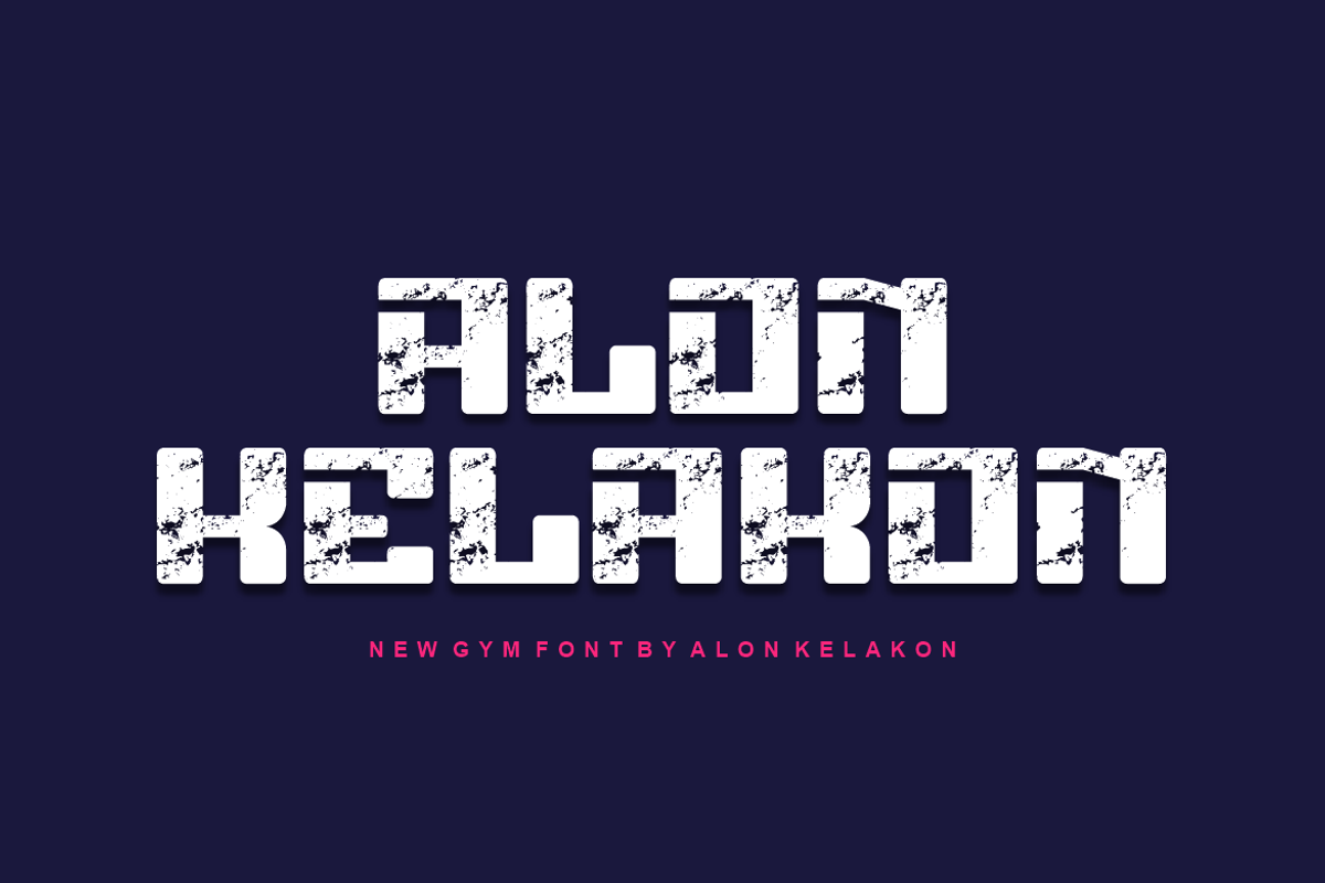 Gym Workout, a Sans Serif Font by alon kelakon (Photo 3 of 5)