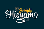 Hisyam Script, a Script Font by Hendra Pratama (Thumbnail 2 of 9)