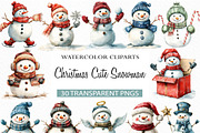 Christmas Cute Snowman Sublimation, an Illustration by Craft Nest (Thumbnail 1 of 6)