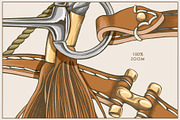 Pattern collection Rider chic, a Pattern Graphic by Natalia0307 (Thumbnail 3 of 18)