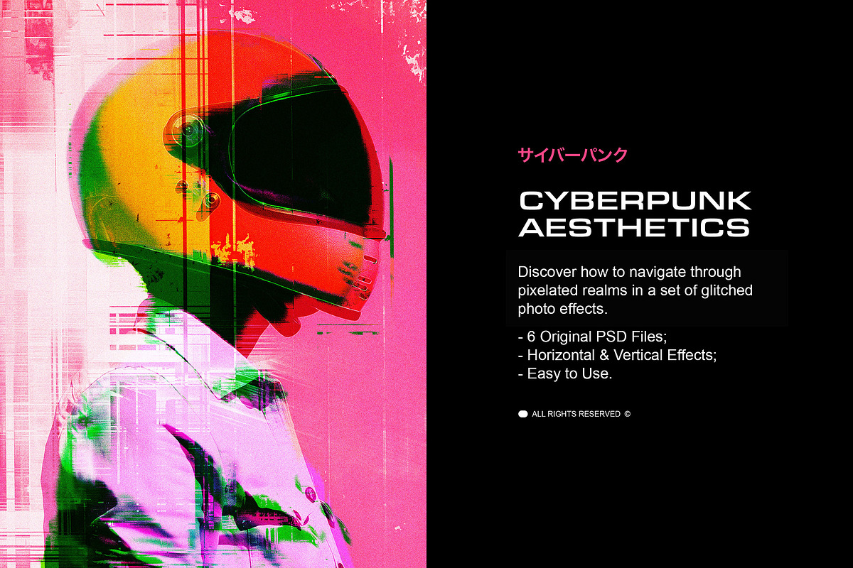 Glitch Distortion Photo Effects, a Layer Style Add-On by pixelbuddha.net (Photo 2 of 14)