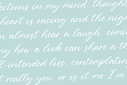Geraldo Island - Handwritten Font, a Script Font by Balpirick Studio (Thumbnail 5 of 7)