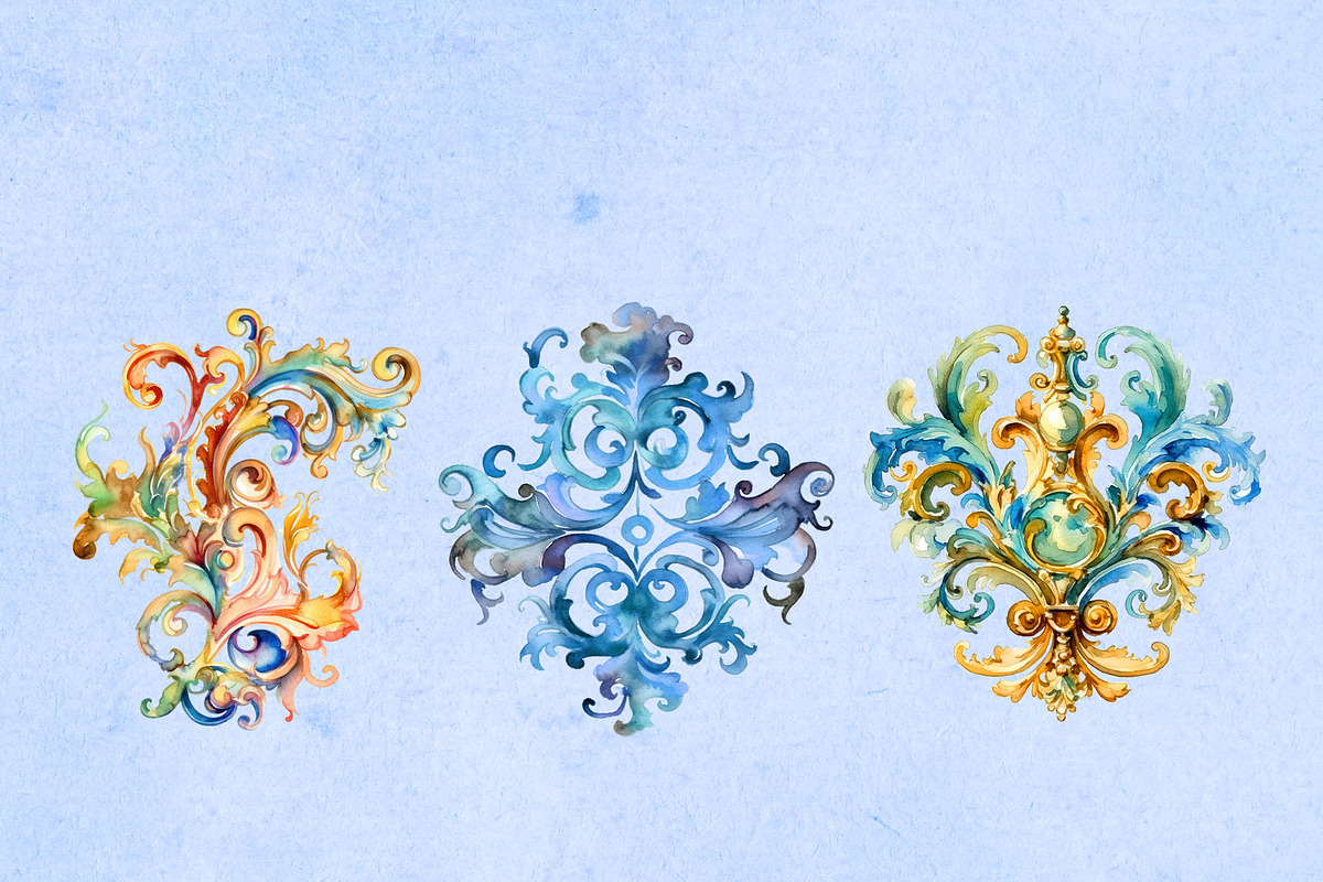 Beauty and the Beast Watercolors, an Object Graphic by Hues of Hodges (Photo 4 of 4)
