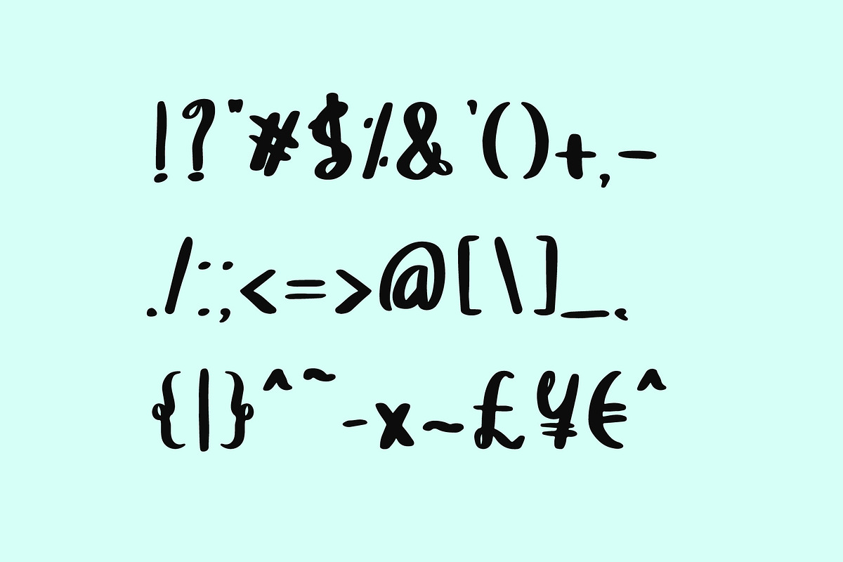Exam Mind - Cute Handwritten, a Handwritten Font by Lemon Studio Type (Photo 4 of 6)