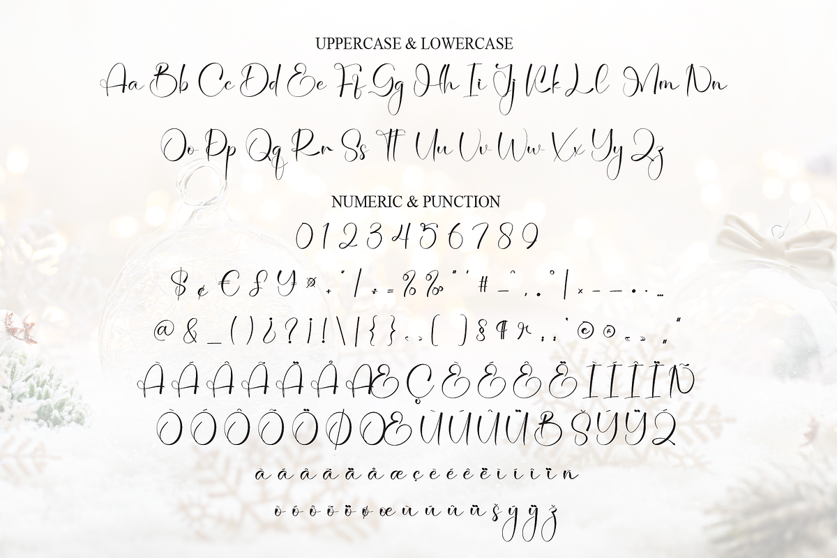 Weekday Christmas | Script Font, a Handwritten Font by Scratchones (Photo 7 of 8)