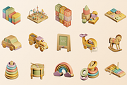 3D Kids Toys Icon Pack, a 3D by Laimmilka (Thumbnail 4 of 4)
