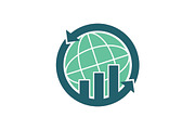 Global Finance Simple Logo, a Branding & Logo Template by Logo Loom (Thumbnail 2 of 4)
