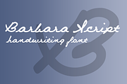 Barbara Script, a Script Font by BluHead Studio (Thumbnail 1 of 2)