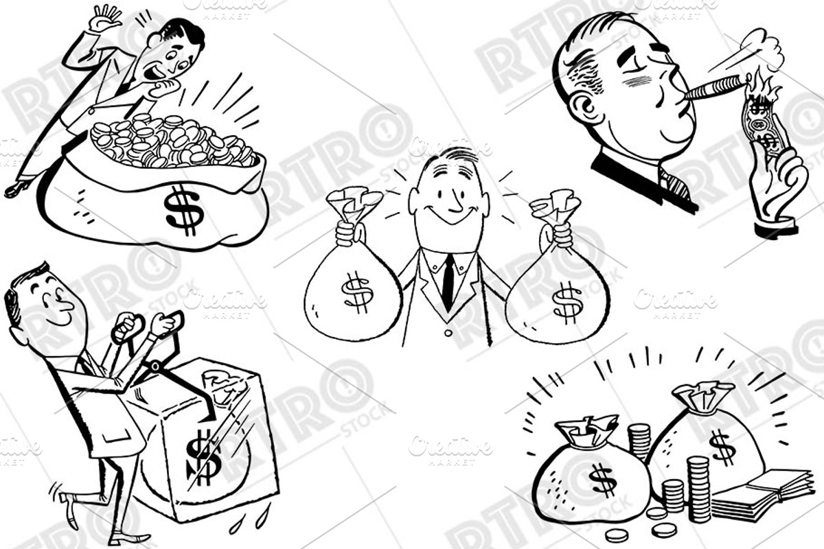 RTRO Money & Wealth 2, a Work Illustration by RTRO Stock (Photo 5 of 5)