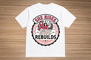 Breast cancer awareness T-shirt, an Object Graphic by hafijul (Thumbnail 1 of 3)