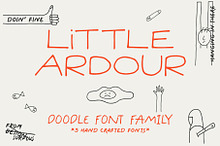 Little Ardour Font Family + Icons