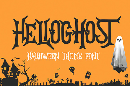 HELLOGHOST, a Symbol Font by Mozatype