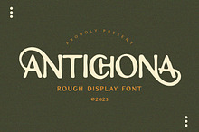 Antichona - Rough Sans Font