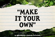 Felmora | Bold Display Font, a Handwritten Font by Everyday Perfection (Thumbnail 4 of 5)